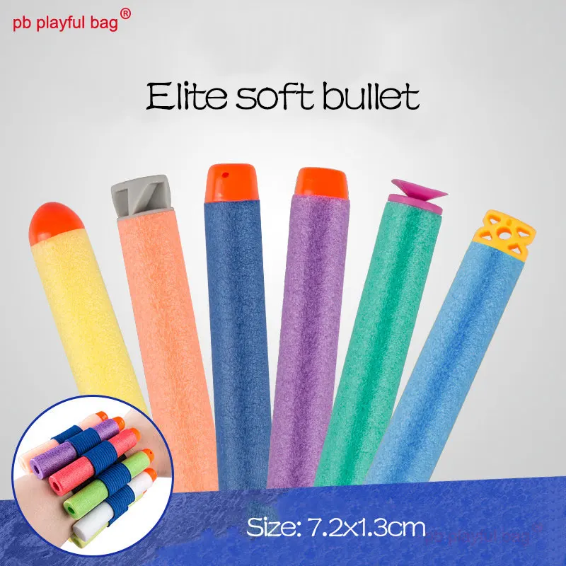 

PB Playful Bag Adult CS game equipment Outdoor sports soft bullet Elite Foam EVA hollow bullet toy accessories QG222