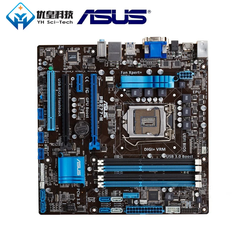 

Original Used Desktop Motherboard Asus Intel Z77 Asus P8Z77-M Socket LGA 1155 Core i7/i5/i3/Pentium/Celeron DDR3 32G Micro ATX