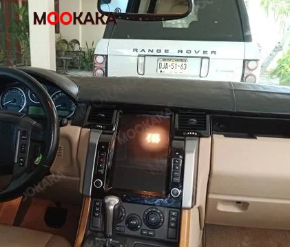 

Автомобильный GPS-навигатор Tesla Style Android 11,0 128G для Land Rover Range Rover Sport V8 2005-2009, мультимедийный плеер, головное устройство DSP Carplay