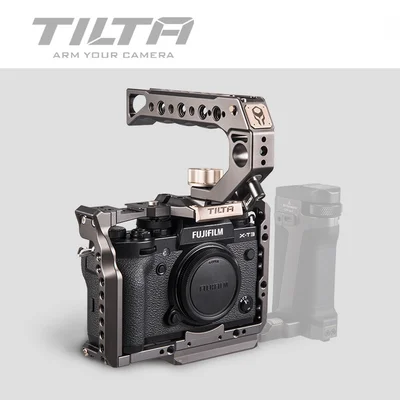 TILTA DSLR клетка для камеры Fujifilm XT3 X T3 и X-T2 ручка для камеры fujifilm xt3 клетка аксессуары VS SmallRig - Цвет: basic kit