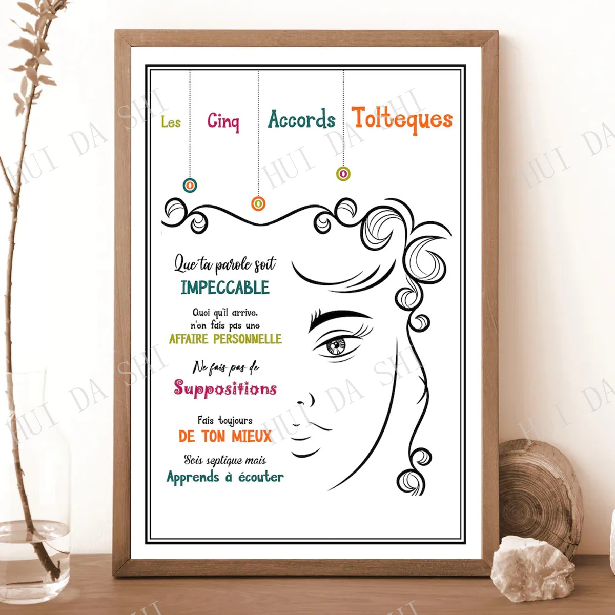 Affiche Accords Les 4 Accords Toltèques à Imprimer Affiche Sur Les Quatre Accords Toltec Pour Décoration Murale Originale -  Peinture Et Calligraphie - AliExpress