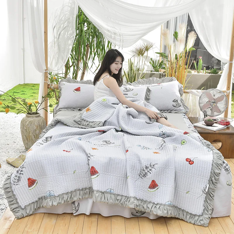 

Stacked Stone Textile City Blanket Airable Cover Summer Blanket Single Product Summer Quilt Pillow Case Sheet Bed Skirt
