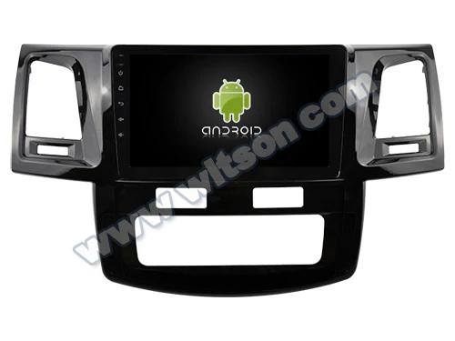 " Android 9,0 Pie OS автомобильный мультимедийный gps радио для Toyota Hilux 2012- Авто A/C версия с автопроигрыванием/Android Авто поддержка