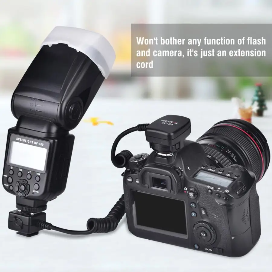 Мягкая кнопка спуска Viltrox SC-30 Удлинительный кабель для камеры Nikon аксессуары для камеры