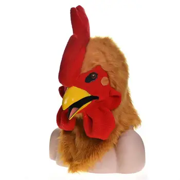 

Kuulee Funny Tools Activity Props Talking Plush Cock Mask Handmade Props mask EVA Eco-Friendly Latex