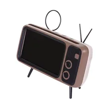 Ретро ТВ мобильный телефон кронштейн мини динамик беспроводной bt-динамик портативные звуковые колонки 11