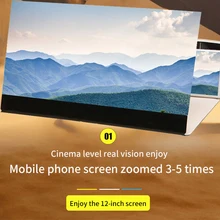 Складной 3D усилитель экрана телефона для xiaomi увеличитель для экрана телефона 12 дюймов 3D экран стенд усилитель телефона для xiaomi