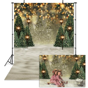 

Vinyl Photography Background Christmas Star Computer Printed Custom Children Photography Backdrops for Photo Studio