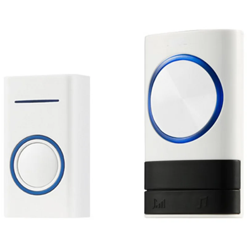 

Eu Plug Wireless Music Led Doorbell Outdoor Transmitter Indoor Receiver 200M Remote Control Timbres Wireless For Home