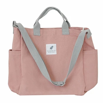

New Canvas Shoulder Bag Environmental Shopping Bag Handbag Messenger Bag Wallet Ladies Casual Handbag