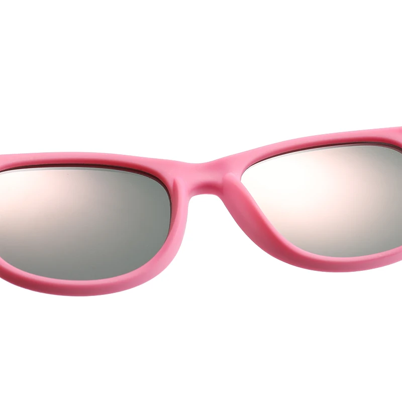 Rubber Polarized Sunglasses Kids TR90 Boys Girls Mirror Polaroid Sun Glasses Silicone Safety Glasses for Children Baby_voghion.com