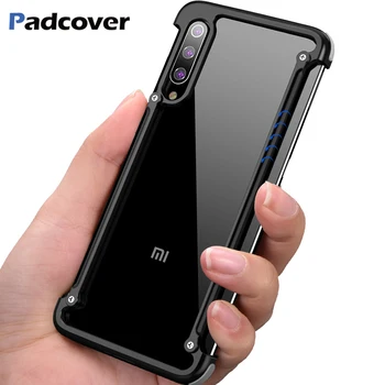 

PADCOVER Original Airbag Metal Case for Xiaomi Mi 9 pro（5G） Metal Bumper 360 full Protective Personality Cover new fashion Anime