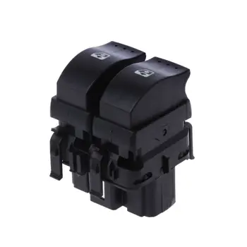 

Double Button Car Window Electric Control Switch For Renault Clio II B0, B1, B2, CB0, CB1, CB2, SB0, SB1, SB2 (1998-2014) ABS