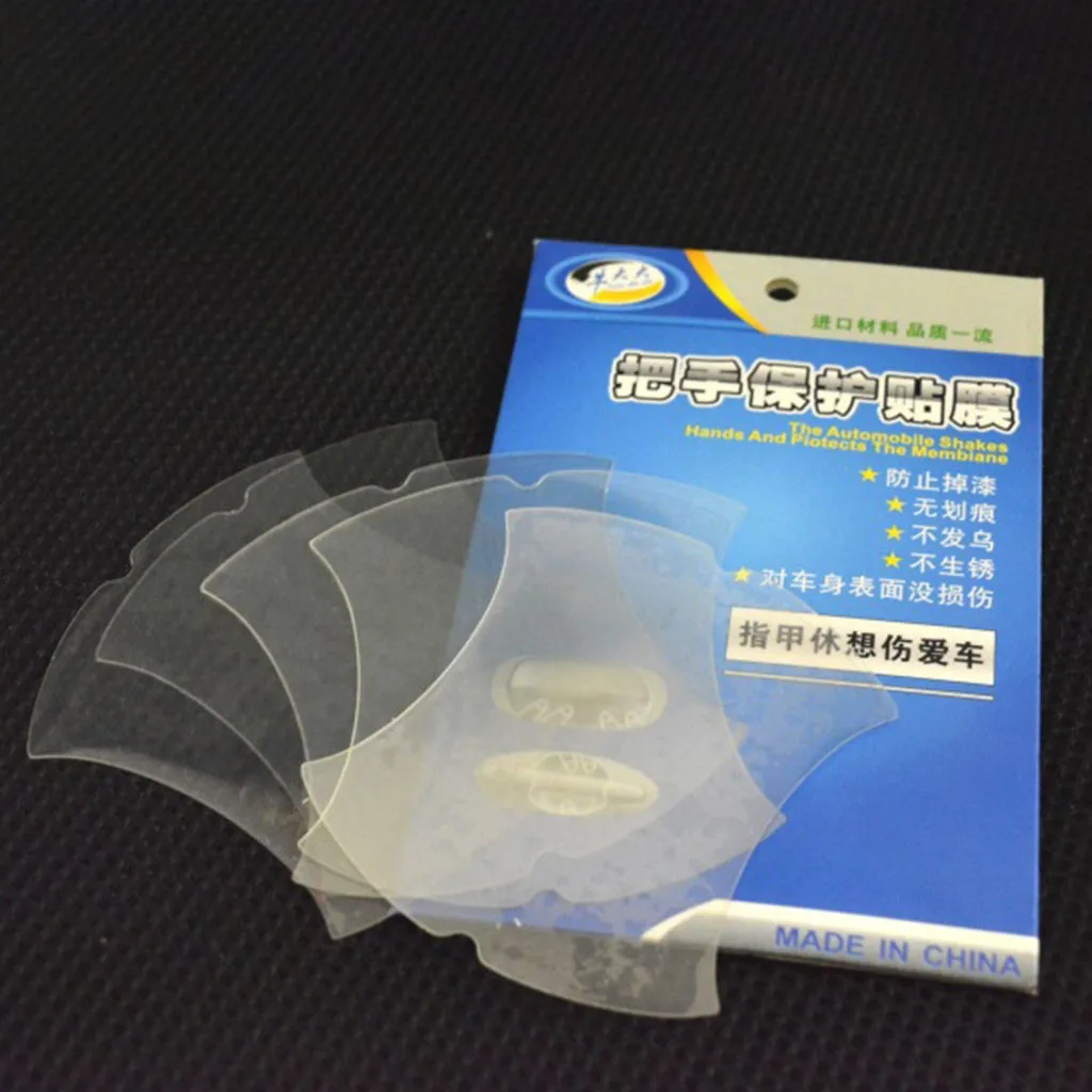 

10pcs Invisible Car Door Handle Films Protective Scratch Protector Transparent Polyurethane Film Material Anti-Scratch