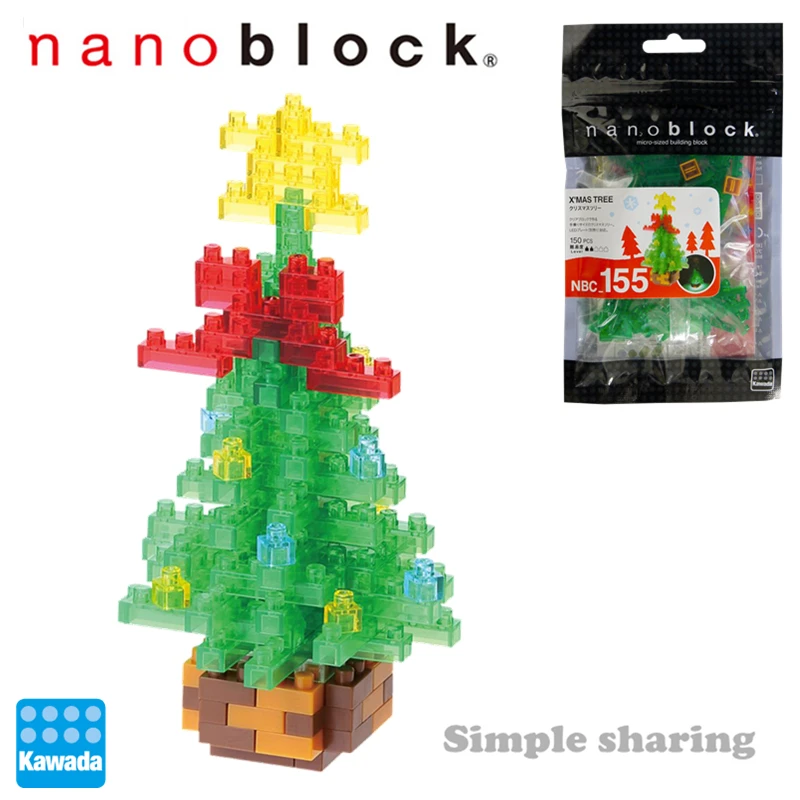 Nanoblock Рождество аниме мультфильм алмаз микро блок строительные блоки кирпичи развивающие игрушки игры DIY модель - Цвет: nbc-155
