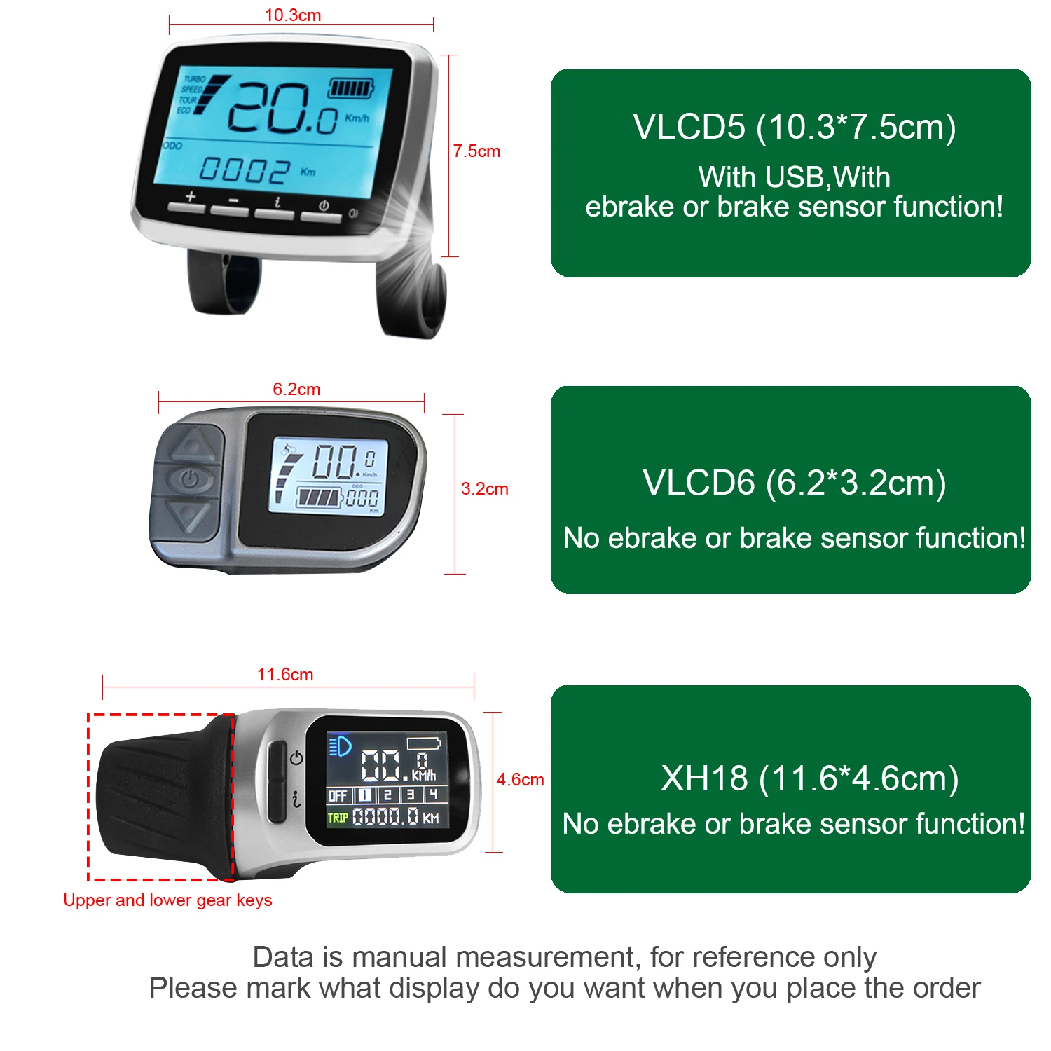 Tongsheng TSDZ2 VLCD5 VLCD6 XH18 Display BUDGET BIKES BRABANT