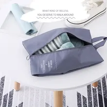 Водонепроницаемая сумка на молнии для хранения обуви, сумка-Органайзер, переносная сумка для путешествий, белья ALS88