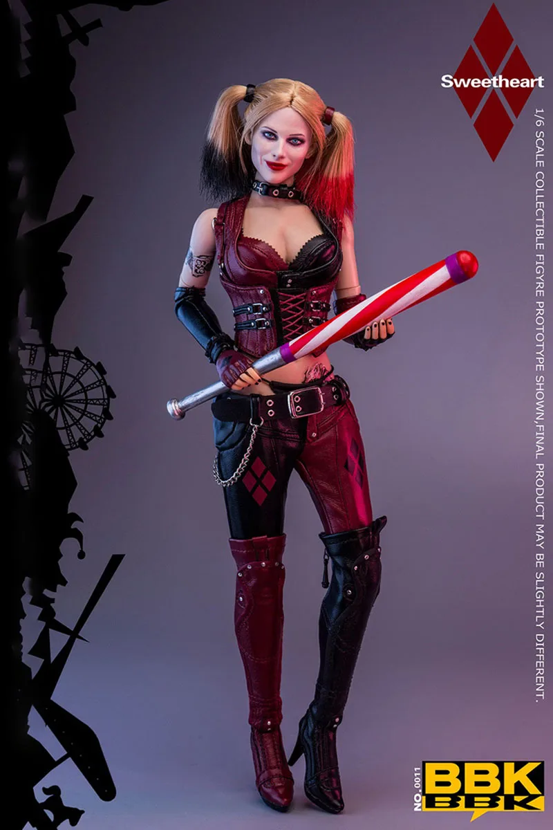 Details about   1:6 X-TOYS X-013 Female Clown Red Clothes Set Fit 12'' Action Figure Toy 