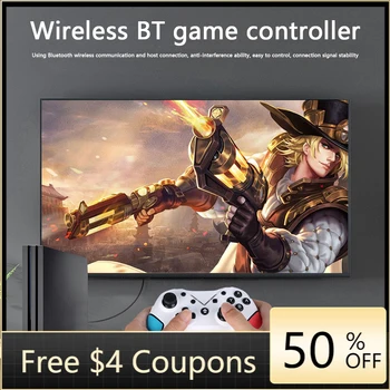 

Bluetooth Wireless Gamepad w/ Dual Vibration Motor for N Switch Pro 6 Axis Gyro Enduring Game Electronics Parts Components