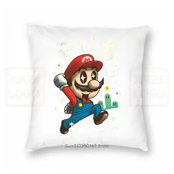 

Kawaii Red Plumber-Mario Pillow case Cotton Women Men