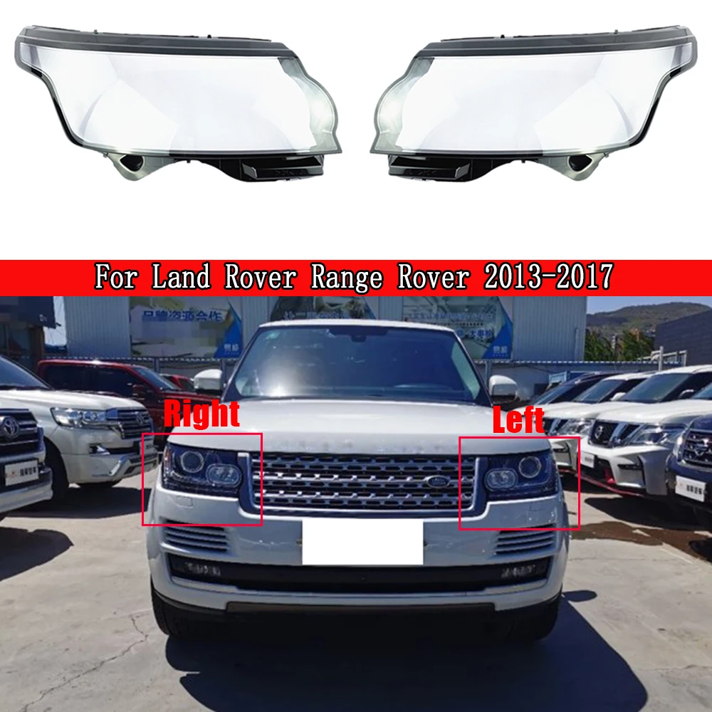 

Car Front Headlamps Transparent Lampshades Lamp Shell Headlight Lens Caps For Land Rover Range Rover 2013 2014 2015 2016 2017