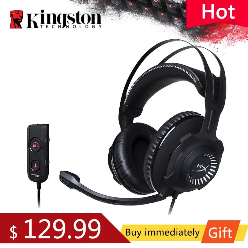 Игровая гарнитура Kingston HyperX Cloud Revolution S Pro Dolby 7 1 с объемным звуком спортивные