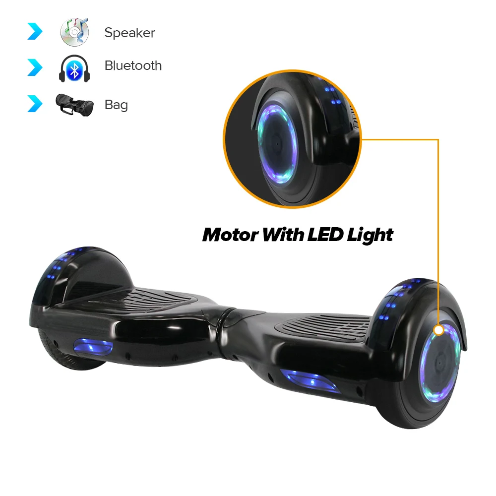 IScooter 6 5 Дюймов Электрический Ховерборд умный Bluetooth динамик Одноколесный