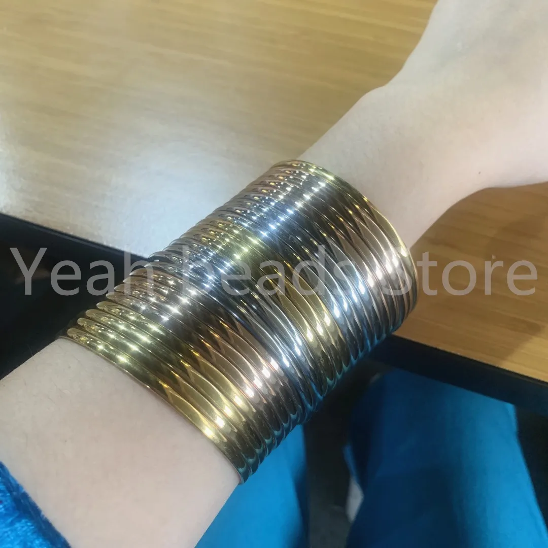 9/12/7pcs 68mm Woman Bracelets Stainless Steel Bangle Set Female Bracelet Jewelry Gifts Sold By Kit bangle bracelet stainless steel bracelet