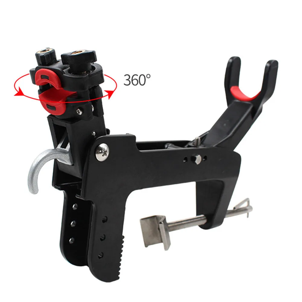 

Adjustable Protect Quick Release Bracket Durable Tackle Tool 360 Degrees Rotatable Fishing Rod Holder Boat Mount Black For Kayak