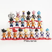 Dragon Ball Z Ultra Instinct Son Goku Super Saiyan Gohan Vegeta Vegetto Freeza Syn Shenron мини-фигурки из ПВХ игрушки 21 шт./компл