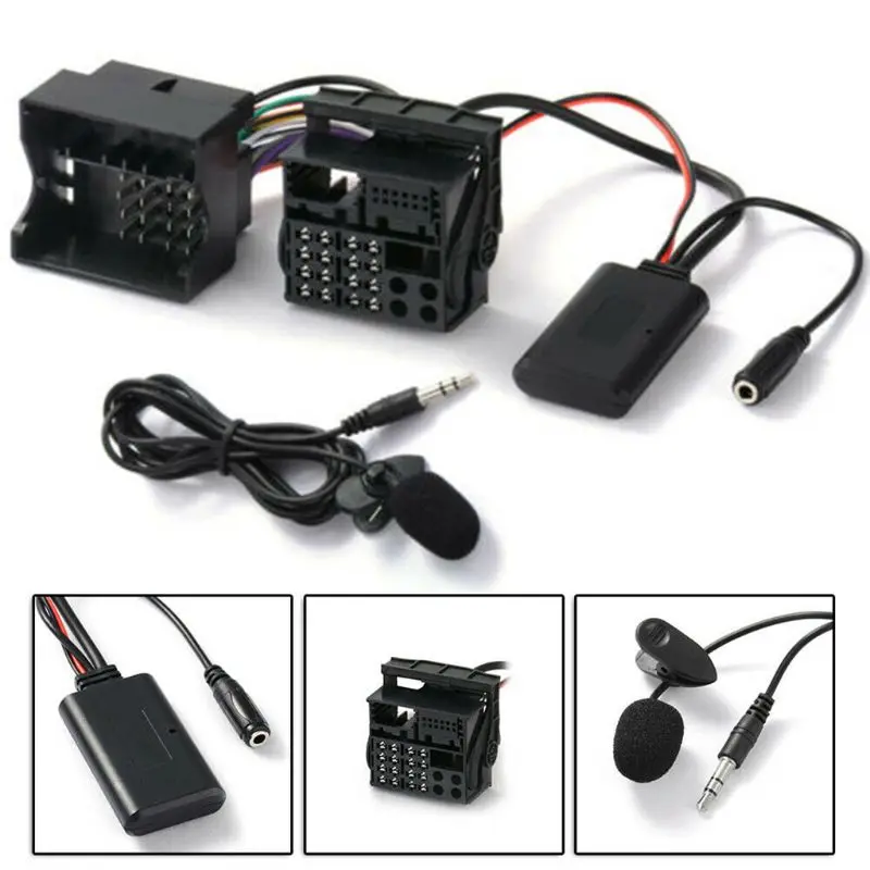 

Audio AUX Cable Adapter Bluetooth 5.0 External MIC For Opel CD30 CDC40 CD70 DVD90