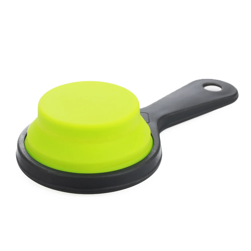 Telescopic Cup 4pcs/Set Collapsible Drinking Ice Cream Baking Cook Tools Portable Silicone Kitchen Tool Folding