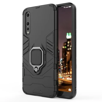 

50pcs Magnet Suction Armor Hard Case Kickstand Cover Shock Holder Stand For Huawei Honor 30 Pro 30S 20 Lite 9X 9A V30 Play 3 4T