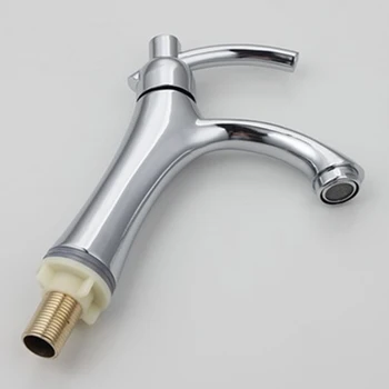 

1pc Copper Basin Sink Copper Faucet Cold Water Tap Bathroom/Kitchen Supplies Single Handle