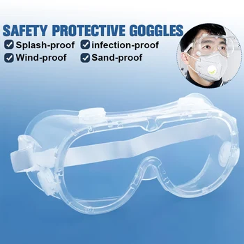 

Safety Anti Fog Goggles Dust Splash-proof Glasses Windproof Work Eyes Protection Eyewear Workplace Safety Supplies Transparent