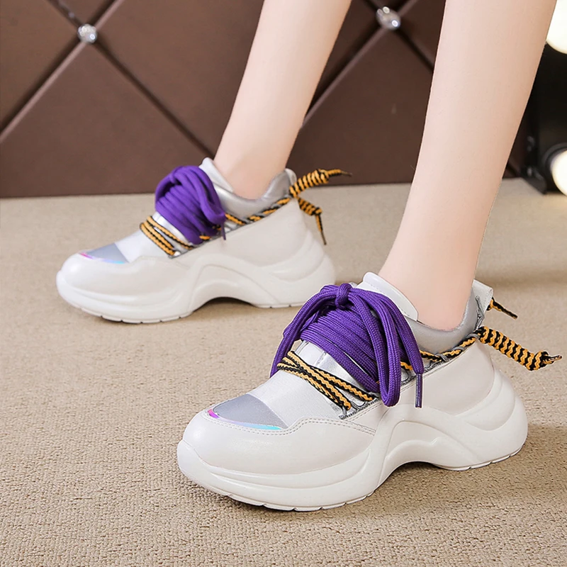 

Womens Sneakers shoes Women's Heels Summer Shoes Casual Woman Tennis Female Platform Woman's 2019 Trainers Thick Fashion