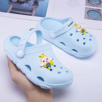

Boys Shoes Summer Beach Sandals Hollow Out Clogs Sandalias niños 2020 Cute Bear Sole Girls Garden Slippers Chaussure Ete Garcon