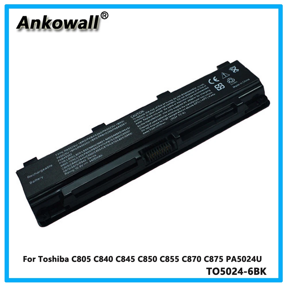 

For Toshiba C805 C840 C845 C850 C855 C870 C875 PA5024U Laptop Battery