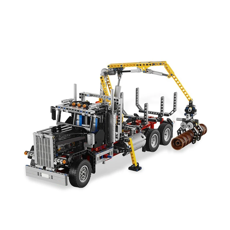 Building Blocks Compatible 9397-1 Logging Truck Technical Bricks Creativity Gifts Fit  Diy Toy Christmas Gift