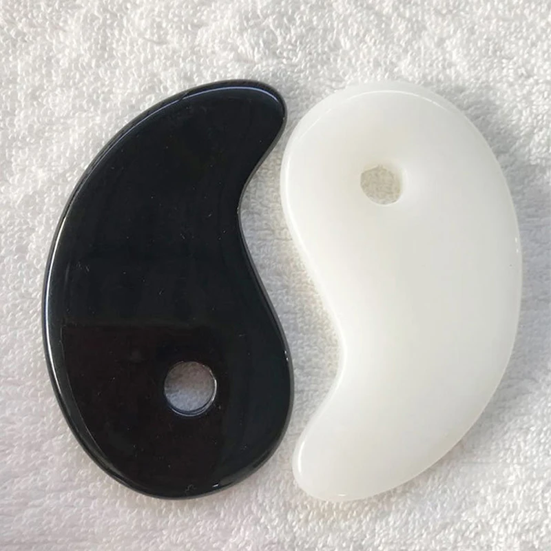 Beeswax/Jade Guasha Scraping Massage Scraper Face Massager Acupuncture Gua Sha Board Acupoint Face Eye Care SPA Massage Tool
