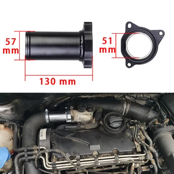 

57MM Diesel EGR Delete Valve Pipe For VW AUDI SEAT SKODA 1.9 TDI 130 160 BHP Bypass