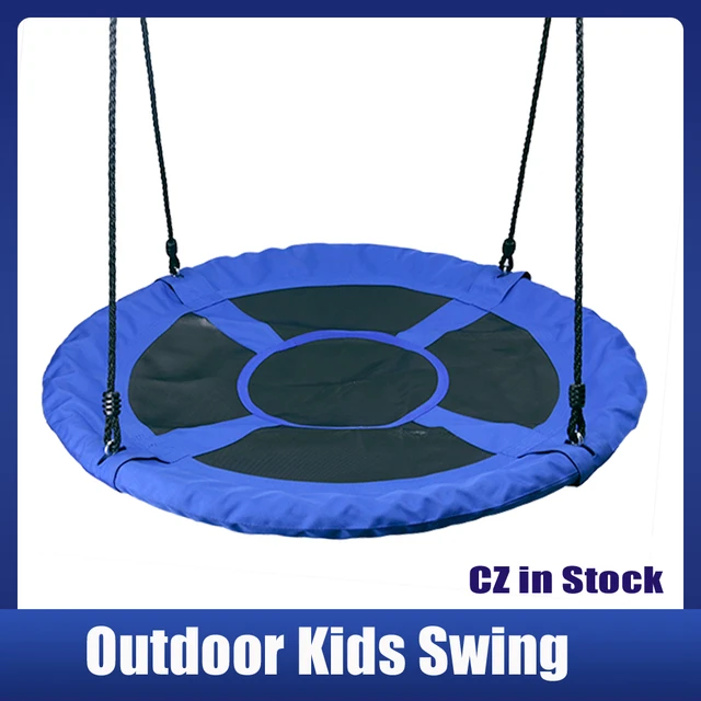 Outdoor Kids Playground Swings 1M 40inch Saucer Rotate Tree Swing