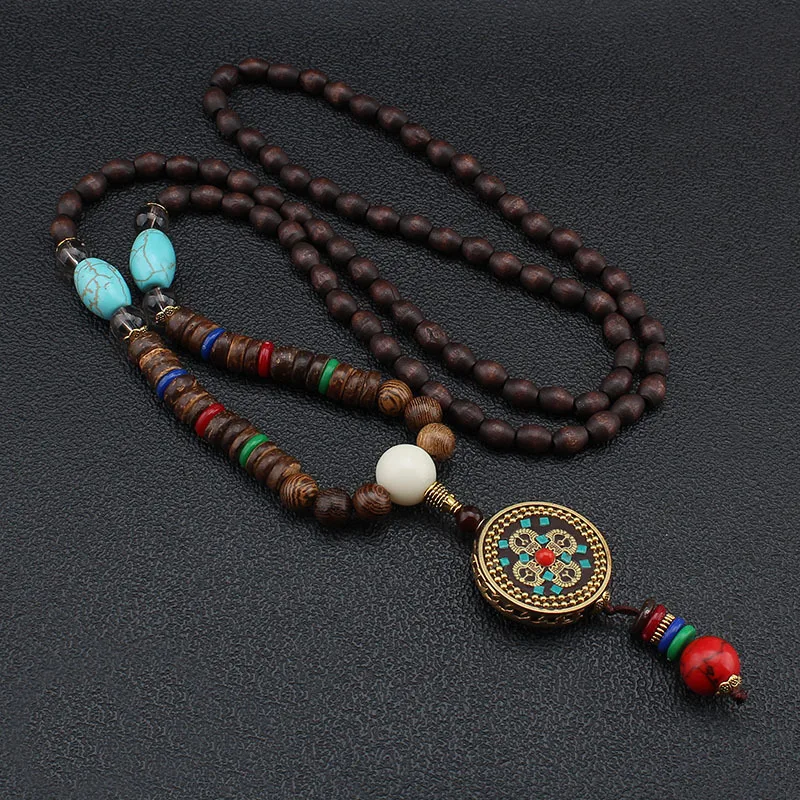 Bodhi Raktu Seeds Mala Necklace Mediation Mala 6mm 108 Beads Yoga Prayer Meditation Mala - Made in Nepal - Ideal for Gift - UK