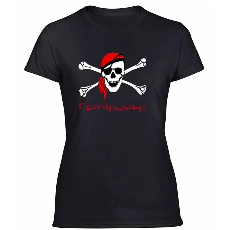 Women-Black Графический классический pensacola florida футболка для мужчин стандартный сплошной цвет Мужская футболка слоган Известный хип-хоп Топ - Цвет: Women-Black