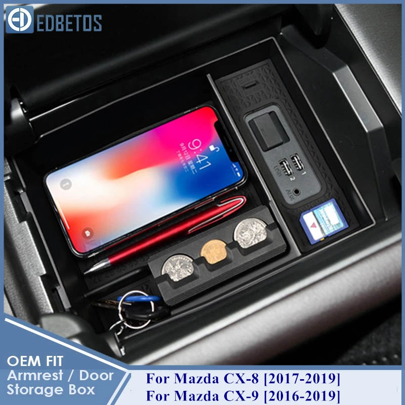 Контейнер для хранения центральной консоли Mazda 2017 2018 2019 и 2016 | Автомобили
