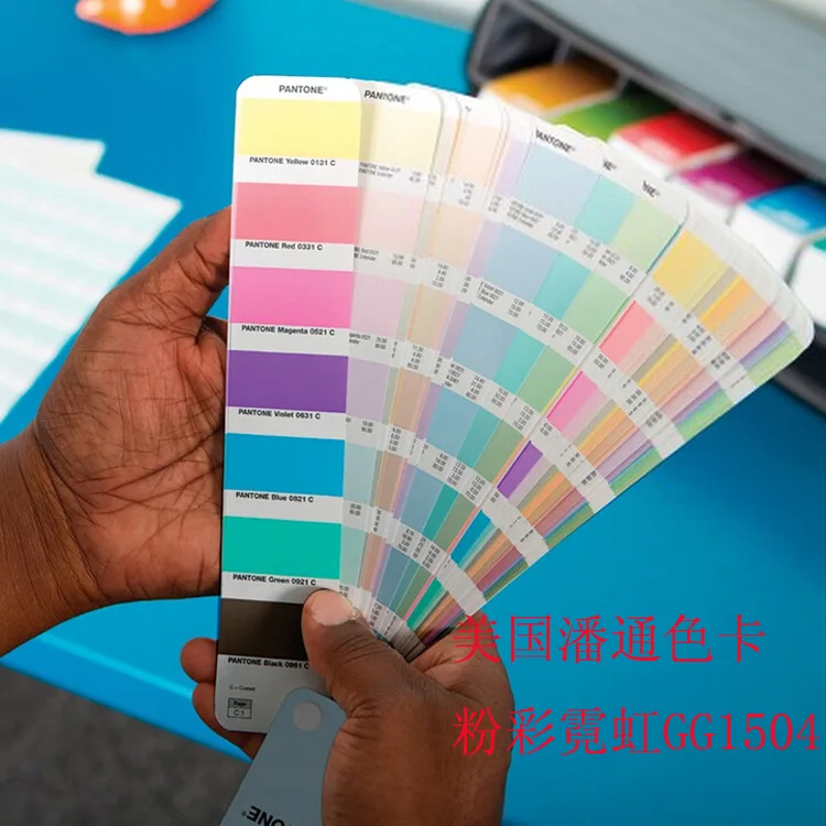 GG1504 новая версия американская Pantone Premium Plus серия patels Neons цветная карта