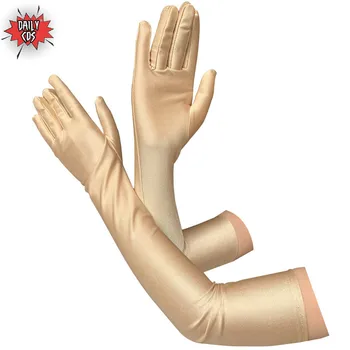 

Lycra Spandex Adult Zentai Accessories Thin stretch Gloves UV Protective Gloves