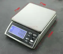 Mini balança eletrônica de alta precisão, 0.01g, jóias, precisão, gramas, peso pequeno, pesagem de chá, 0.1g