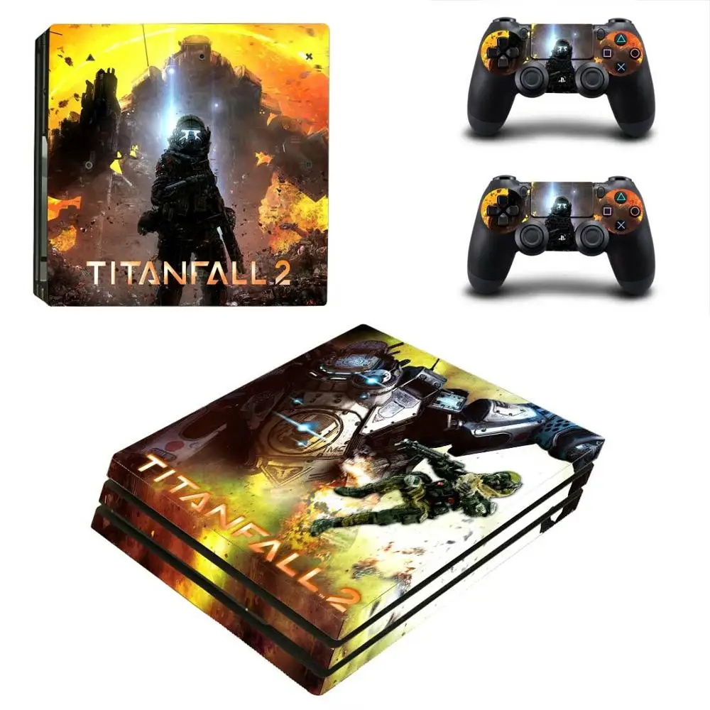 Игра Titanfall PS4 Pro наклейка Play station 4 кожа наклейки для playstation 4 PS4 Pro консоль и контроллер Скины Виниловые