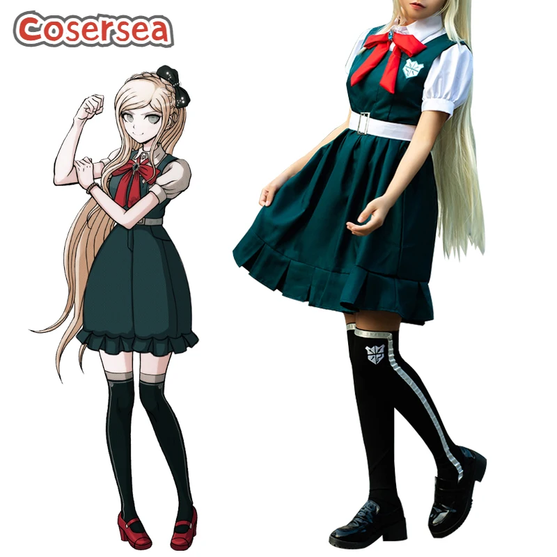 

Cosersea Game Danganronpa 3: The End of Hope's Peak High School Sonia Nevermind Cosplay Costume Women Uniform Suit Fullset